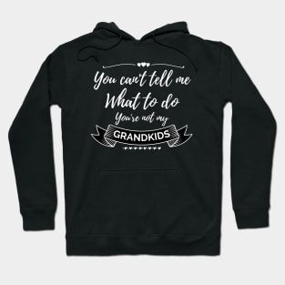 You can't tell me what to do,You're not my grandkids, grandchild Hoodie